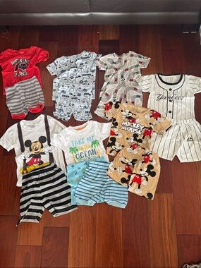 Toddler shorts pj sets